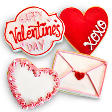 CFA79 - Happy Valentines Cookie Favors